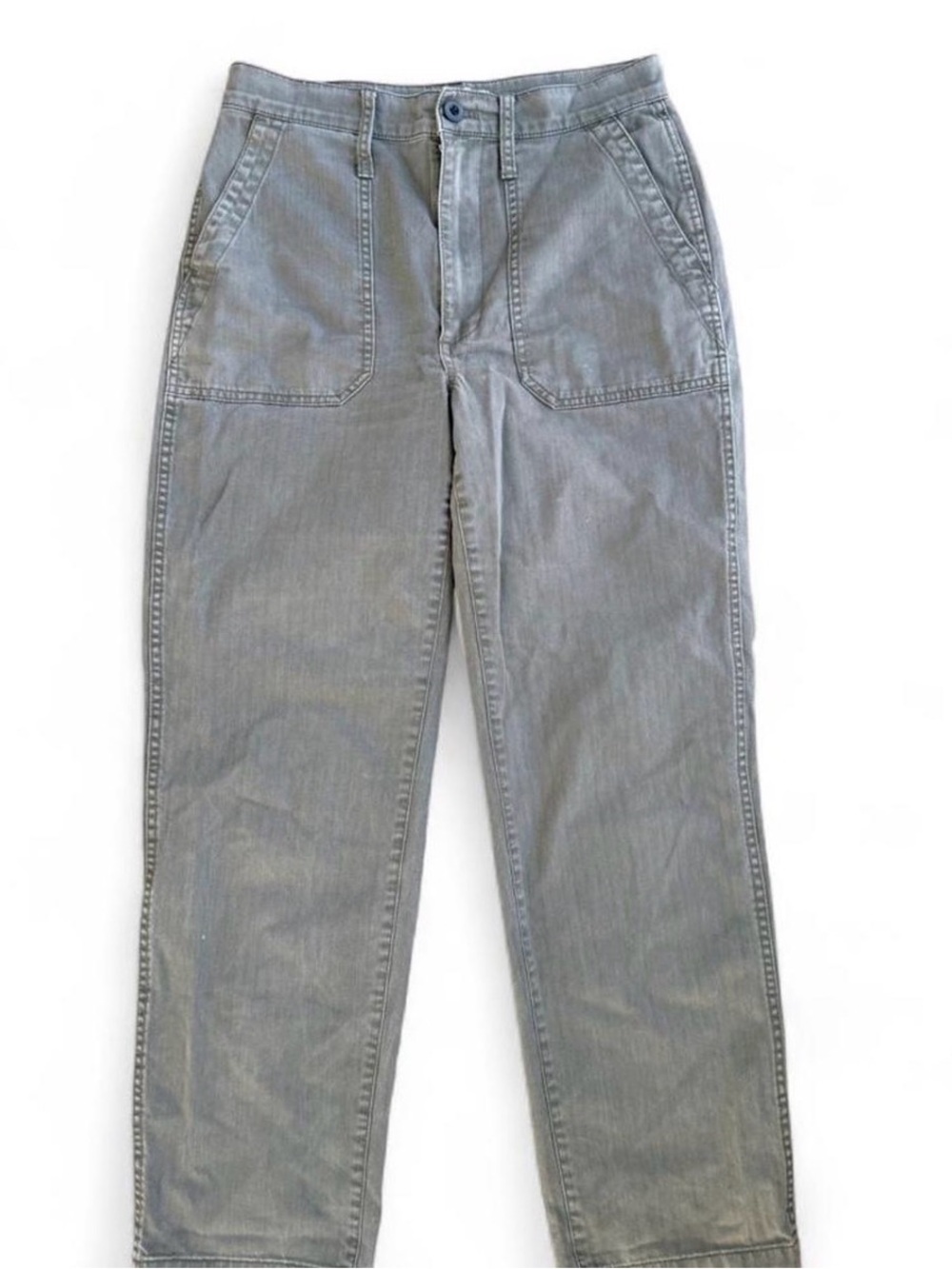 Madewell  Gray green  Straight-Leg Utility Chinos